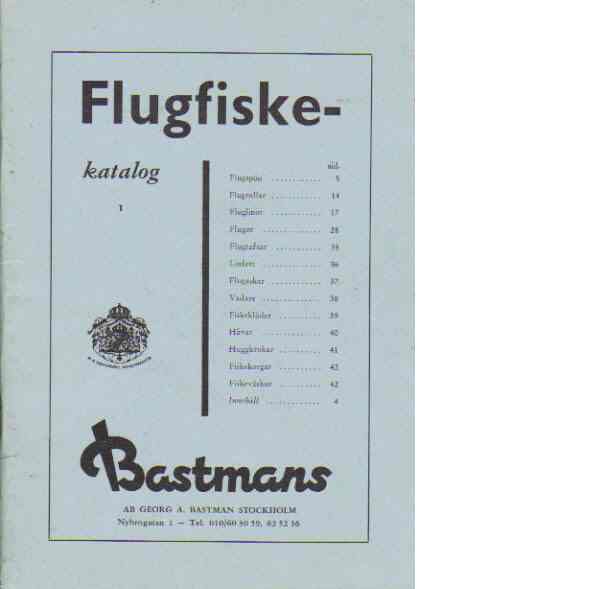 Bastmans Flugfiskekatalog 1 - Red.