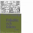 Folkdikt och folktro - Red. Rooth, Anna Birgitta