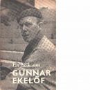 En bok om Gunnar Ekelöf - Red.