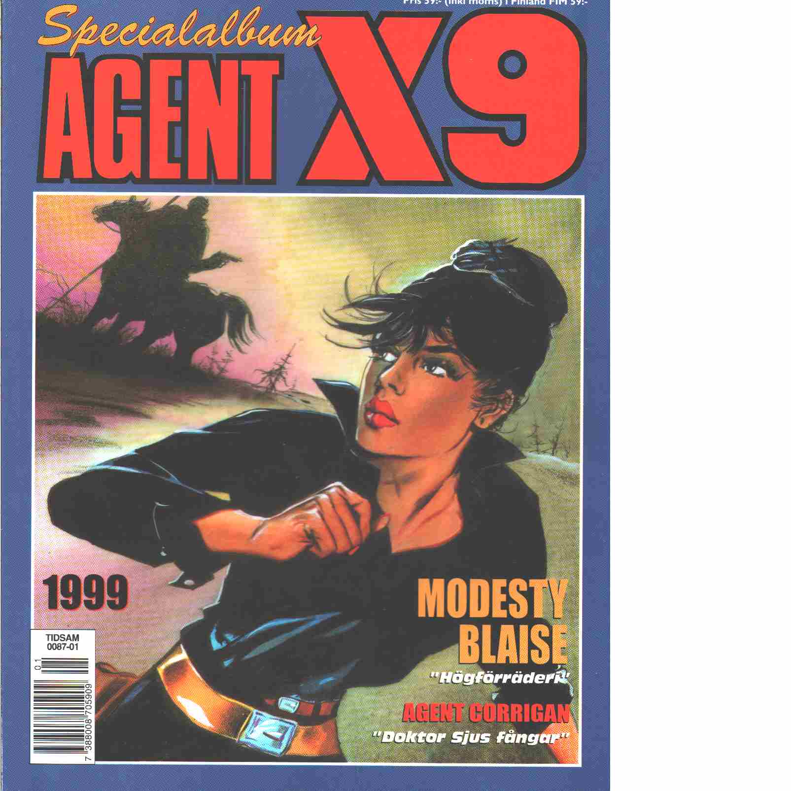 Agent X9 Specialalbum Modesty Blaise - Red.