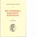 Den romerska barockens scenografi - Bjurström, Per