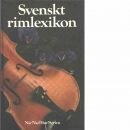 Svenskt rimlexikon - Odhner, Einar