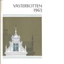 Västerbotten 1963 : Västerbottens läns hembygdsförenings årsbok - Red.
