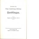 Jämtlands läns hushållningssällskaps handlingar. Register. 1818-1836, 1870-1873 - Red. Ohlson, Ragnar och Holmstedt, Anders