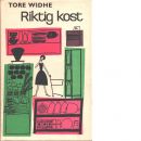 Riktig kost - Widhe, Tore