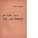 Anders Zorn och hans hembygd - Boëthius, Gerda