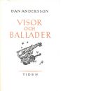 Visor och ballader / Dan Andersson ; med teckningar av Einar Forseth - Andersson, Dan
