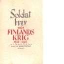 Soldatbrev från Finlands krig 1939-1940 - Red.
