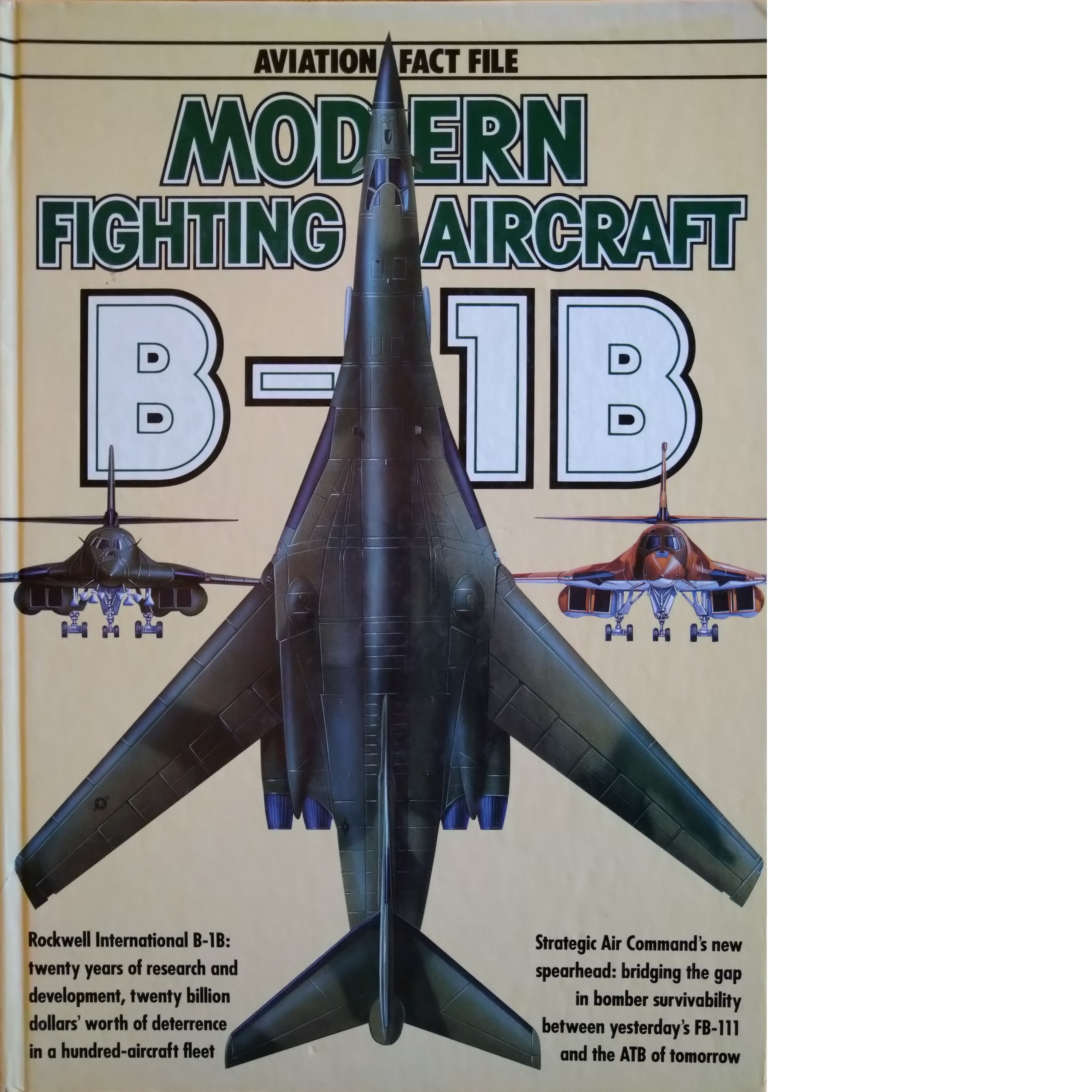 Modern Fighting Aircraft B-1B (Aviation Fact File) - Spick, Mike