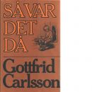 Så var det då - Carlsson, Gottfrid