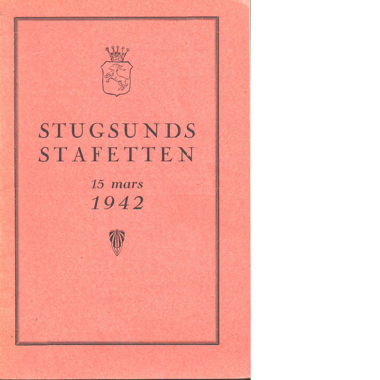 Stugsundsstafetten 1942 - Red.