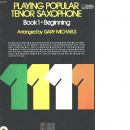 Playing popular tenor saxophone book 1 - Red.