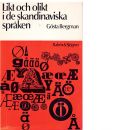 Likt och olikt i de skandinaviska språken - Bergman, Gösta