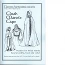 Patterns for historical costumes - Cloak Mantle Cape - Sophias Ateljé