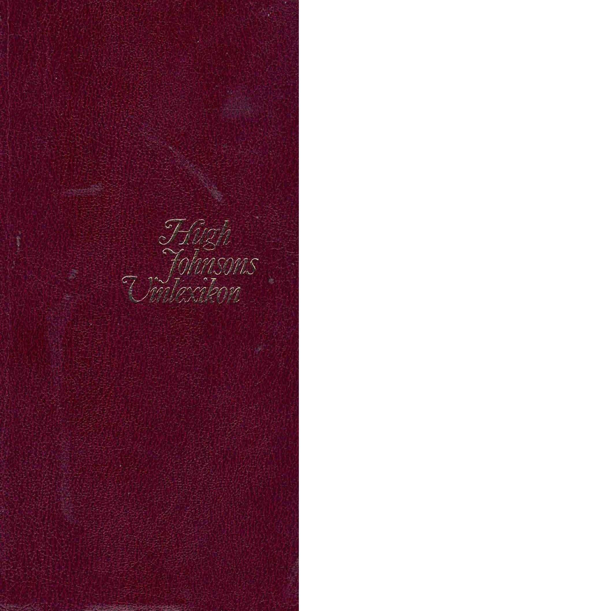Hugh Johnsons vinlexikon - Johnson, Hugh