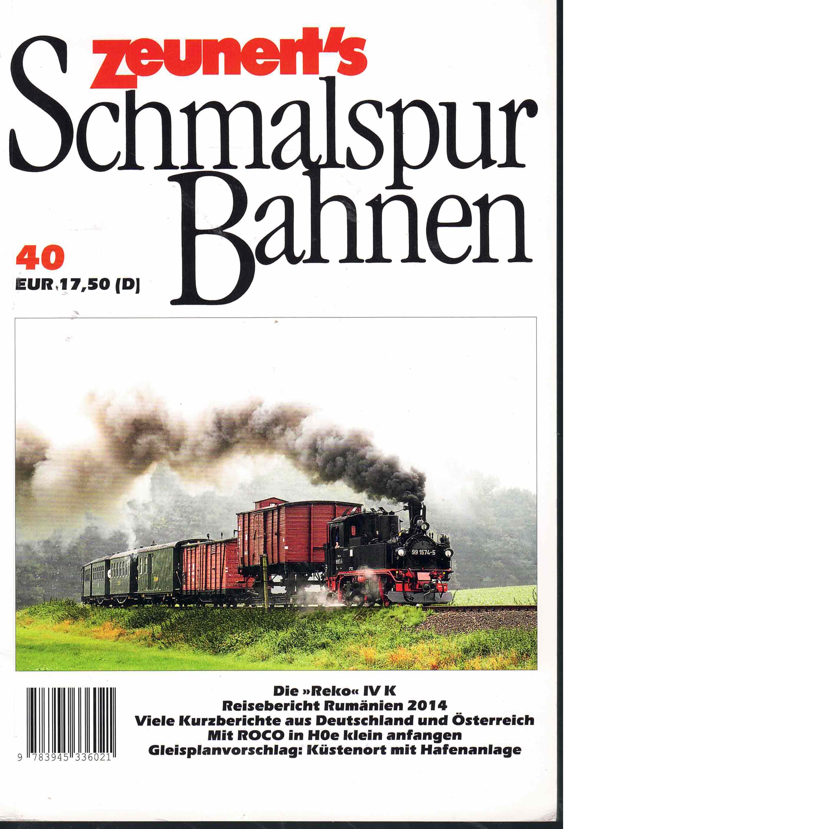 Schmalspur Bahnen 40 - Red.