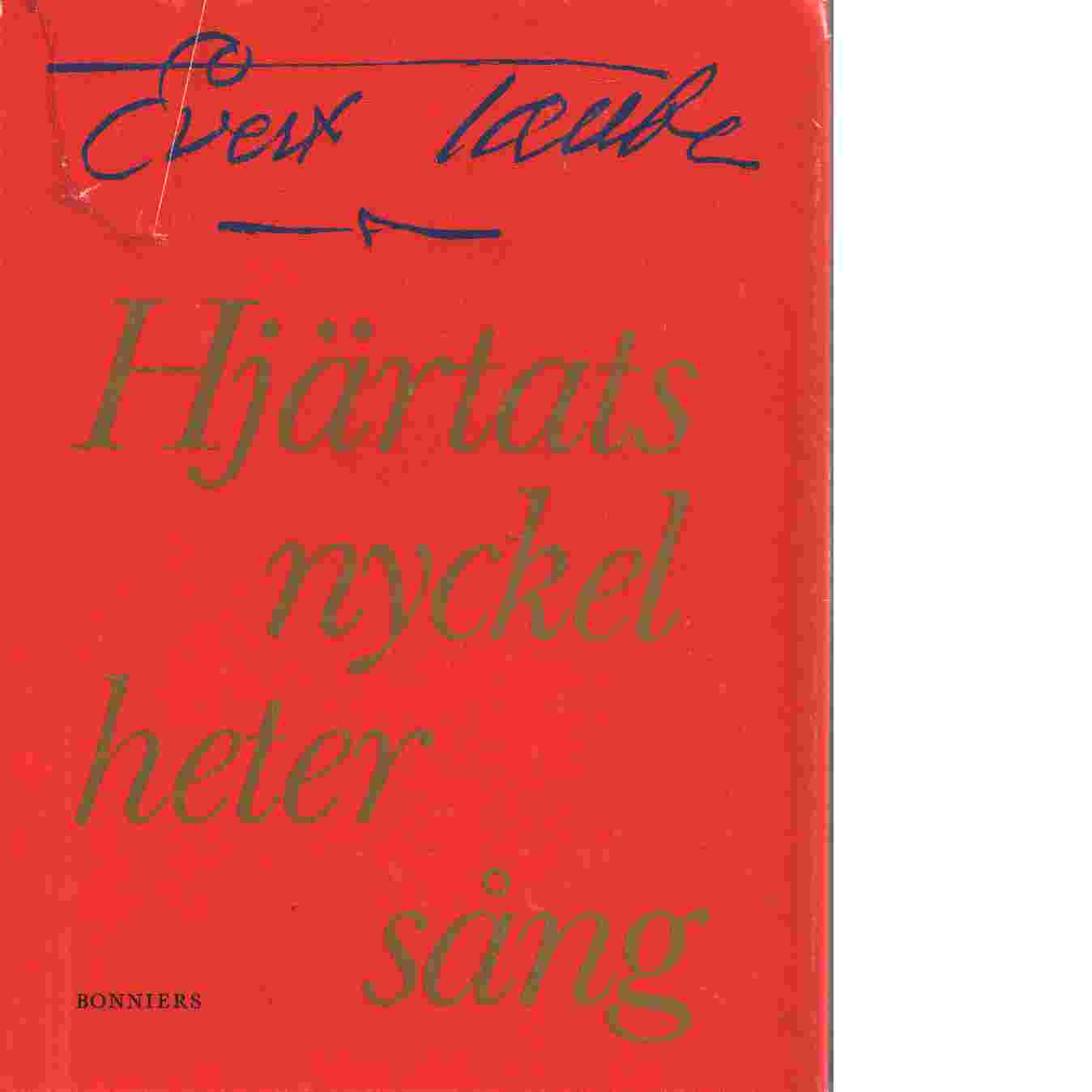 Hjärtats nyckel heter sång : sextionio visor och en dikt - Taube, Evert och Jungstedt, Kurt  samt Taube, Sven-Bertil