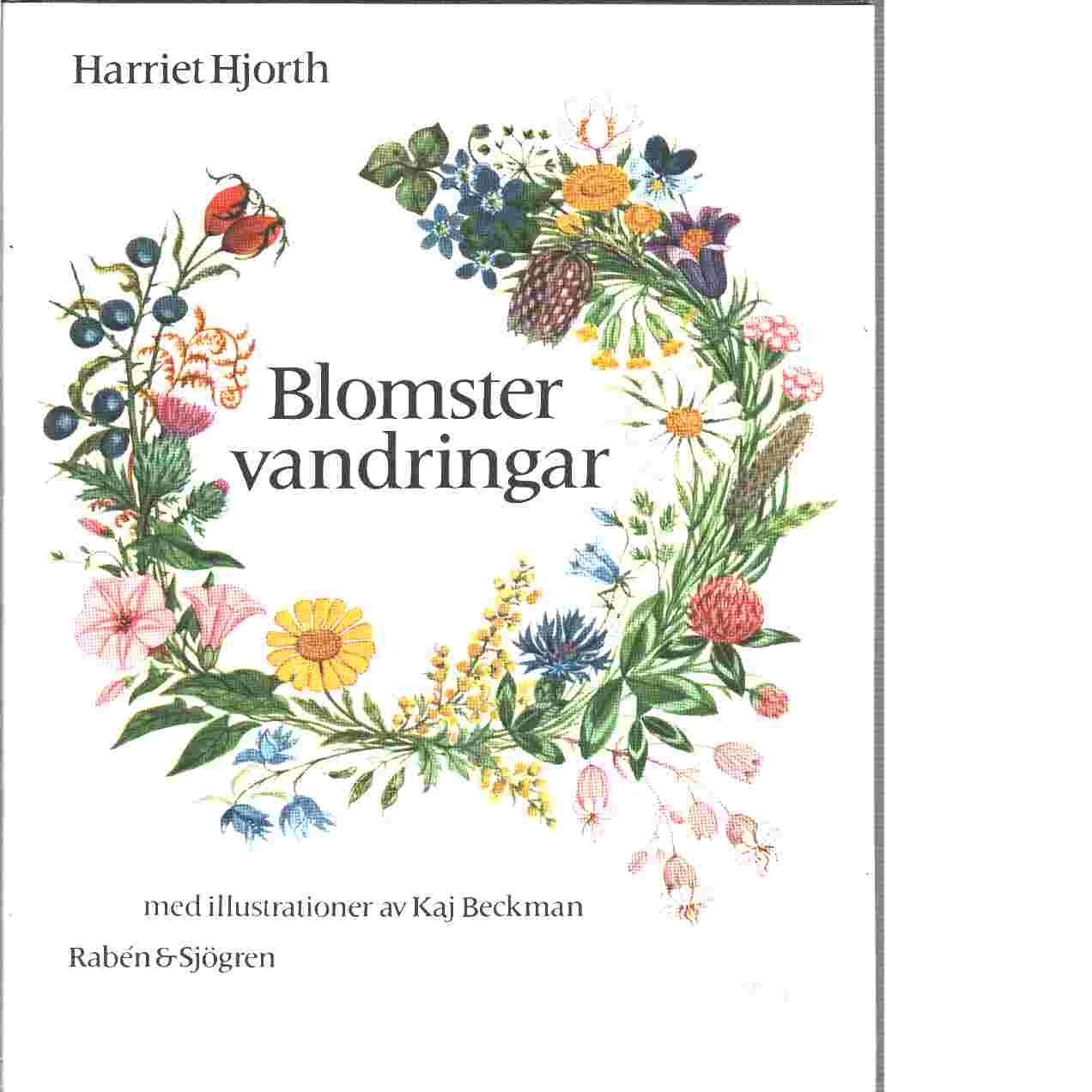 Blomstervandringar - Hjorth, Harriet