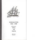 Emigranter 1846 - 1900 - från byarna Viken och Malvik - Red.