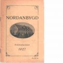 Nordanbygd : sommarnummer 1927 utgifven af Folkhögskolans i Boden elevförbund - Red.